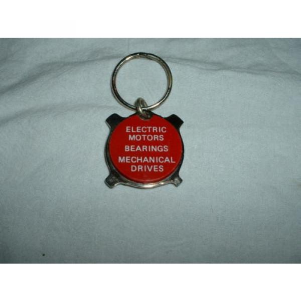 VINTAGE  KEY CHAIN FOB METAL  GEECO MPLS MN. ELECTRIC MOTORS BEARINGS MECHANICAL #2 image