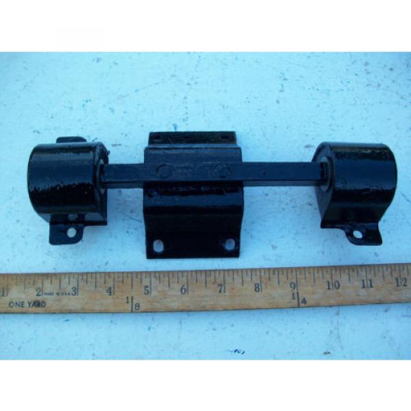 Motor mounting bracket from wood lathe 9 1/4&#034; Long bearing swivel repainted old #2 image