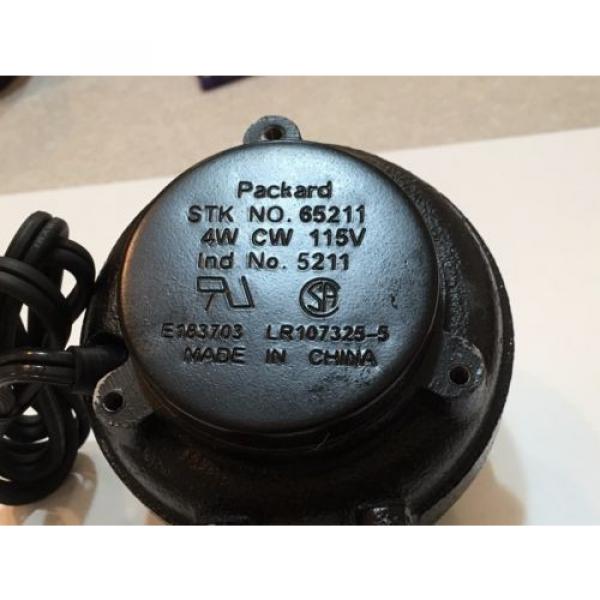 Packard Bearing Motor Shaded Pole Cast Iron 4 watts 65211 5211 RPM 1550 115 volt #2 image