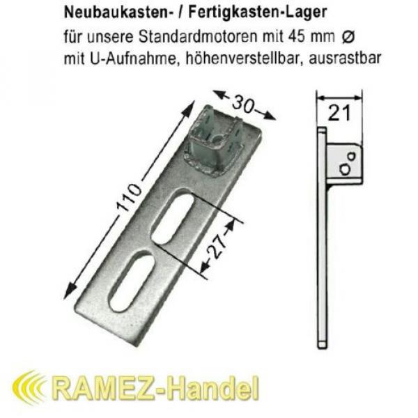 Engine Bearing f. JS + JSF Shutter Motor Shutter Drive Tubular Motor Shutters #2 image