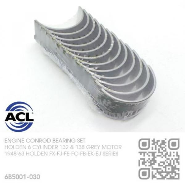 ACL CONROD BEARING SET UNDERSIZE 0.030&#034; 6CYL 132 GREY MOTOR [HOLDEN FX-FJ-FE-FC] #4 image