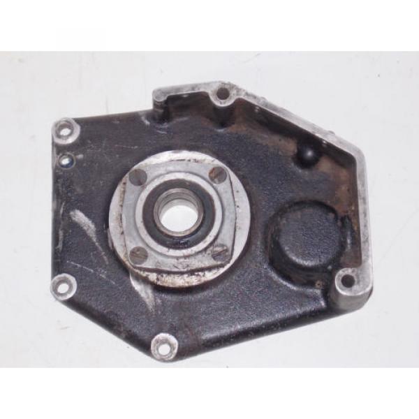 1977 HUSQVARNA 360 AUTOMATIC TRANSMISSION COVER PLATE BEARING MOTOR 2053 GEARBOX #1 image