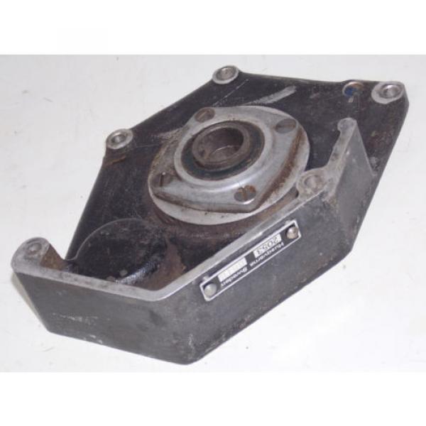 1977 HUSQVARNA 360 AUTOMATIC TRANSMISSION COVER PLATE BEARING MOTOR 2053 GEARBOX #3 image