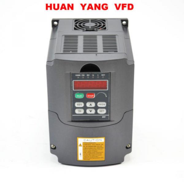 FOUR BEARING 2200W WATER-COOLED SPINDLE MOTOR AND2.2KW  INVERTER DRIVE VFD #4 image