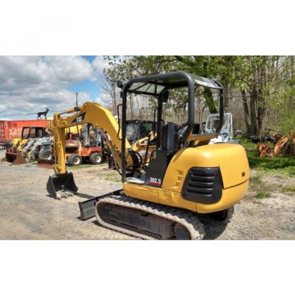 CAT CATERPILLAR 302.5 MINI EXCAVATOR BACKHOE DOZER 2485 HRS. #1 image