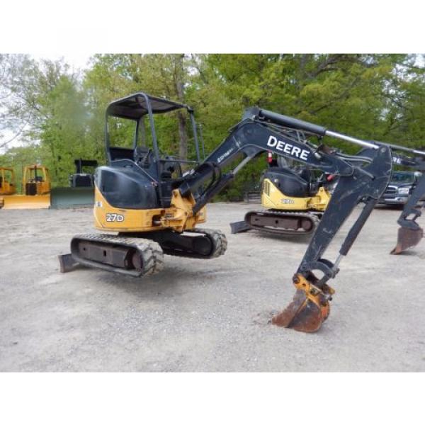 2008 John Deere 27D MINI EXCAVATOR  Diesel job sight ready NICE SHAPE! Low Hour #2 image