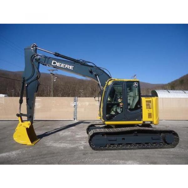 2011 JOHN DEERE 135D EXCAVATOR PLUMBED AUXILLARY HYDRAULICS THUMB AVAILABLE #2 image