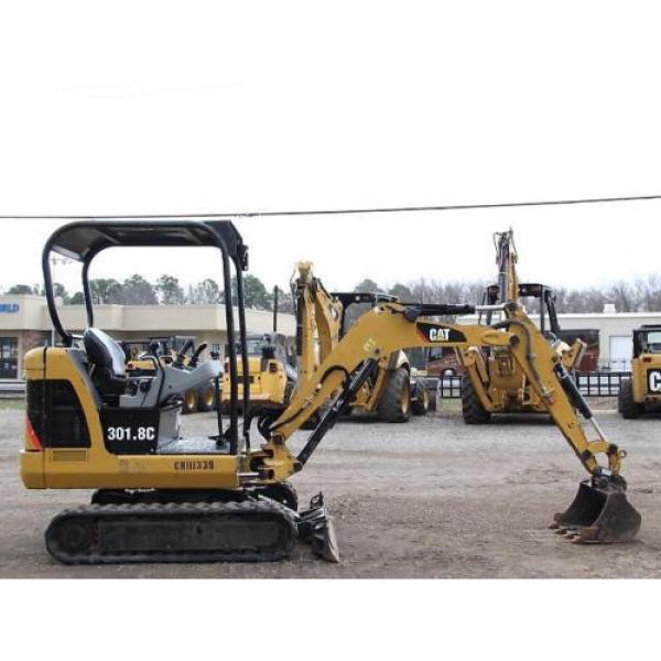 2012 CATERPILLAR 301.8C MINI EXCAVATOR- EXCAVATOR- LOADER- CRAWLER- CAT- 26 PICS #5 image