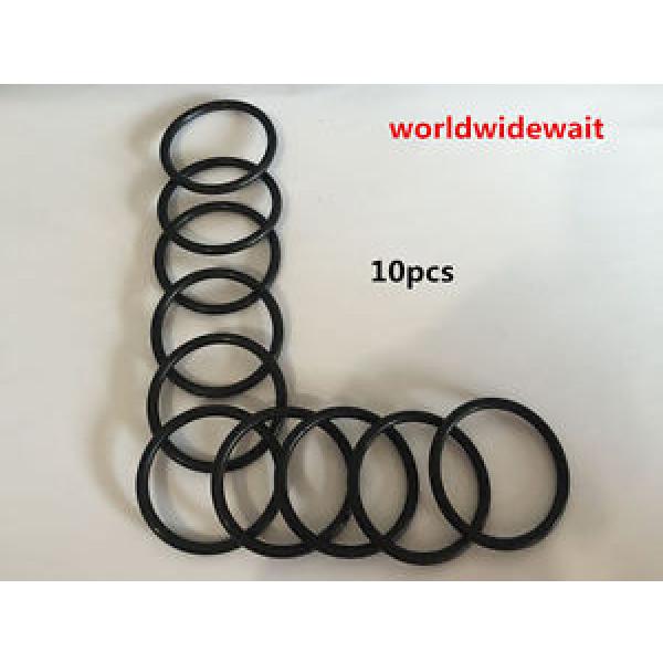10Lots 45mm OD 3.1mm Thickness Flexible Rubber O Ring Oil Seal Gaskets #1 image