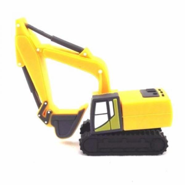 Caterpillar CAT Yellow Excavator USB 8GB Dozer Excavator Bucket Attachment Skid #2 image