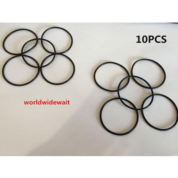 10Pcs 75mm External Dia 3.5mm Thickness Rubber Oil Seal O Ring Gaskets Black #1 image