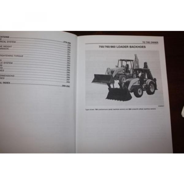 2 x TEREX 750/860/970 &amp; ELITE BACKHOE LOADER EXCAVATOR OPERATOR MANUALS. DIGGER #3 image