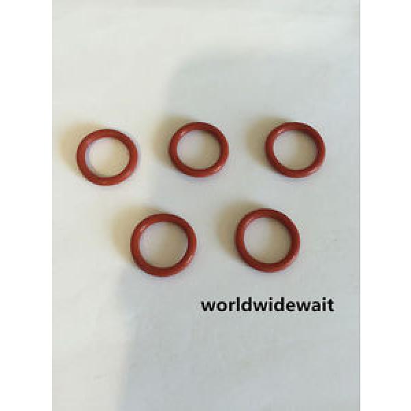 5 X Red Mechanical Silicon O Ring Oil Seal Gaskets 90mm x 4mm #1 image