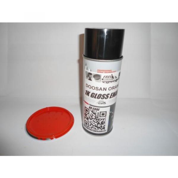 Doosan Excavator Orange Gloss paint 400ml Aerosol #2 image