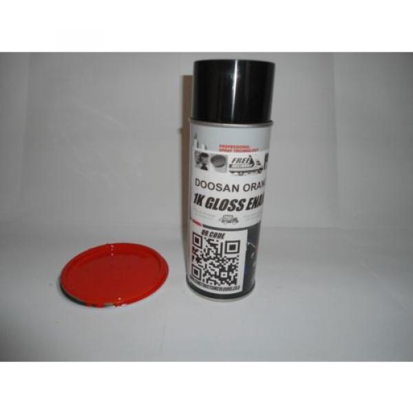 Doosan Excavator Orange Gloss paint 400ml Aerosol #3 image