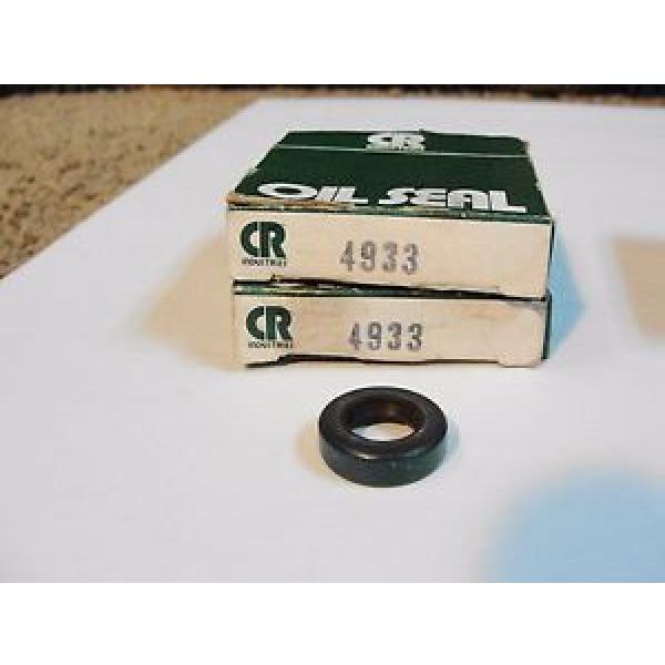 LOT OF 2  NEW CHICAGO RAWHIDE OIL SEALS 4933 CR Free Shipping #1 image