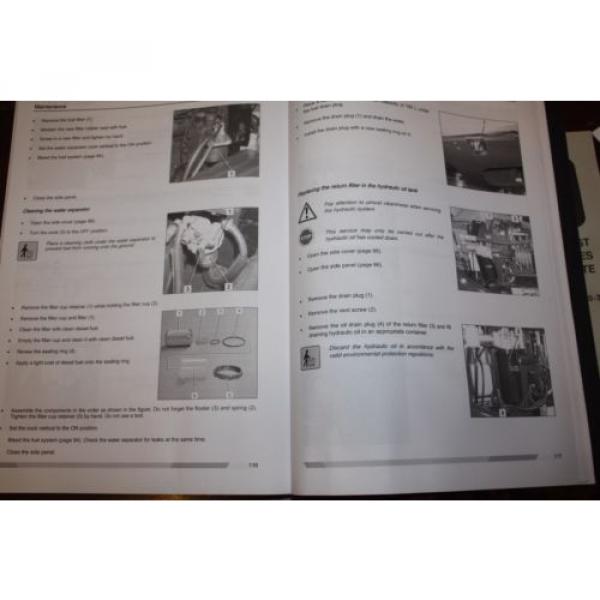 KUBOTA KX080-3 MIDI EXCAVATOR OPERATION MANUAL &amp; PARTS BOOK. KUBOTA MINI DIGGER #5 image