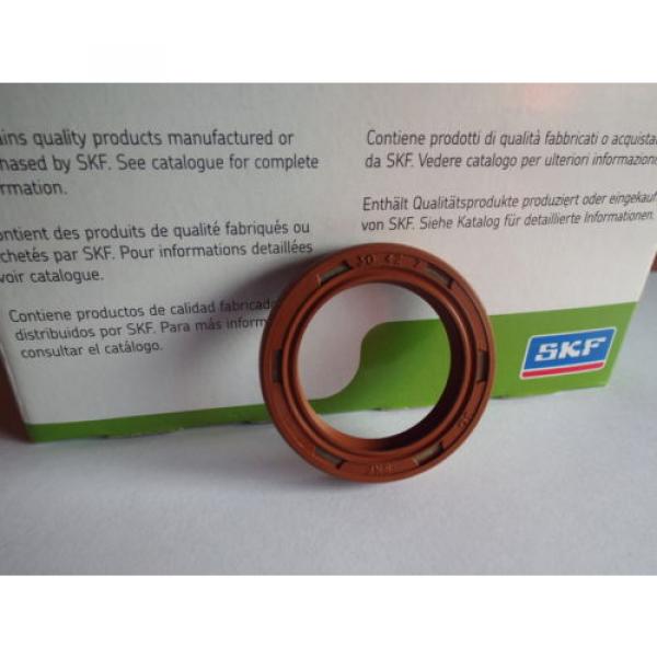 Oil Seal Viton SKF 30x42x7mm Double Lip R23/TC #1 image