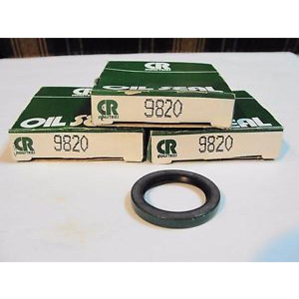 LOT OF 3  NEW CHICAGO RAWHIDE OIL SEALS 9820 CR Free Shipping #1 image