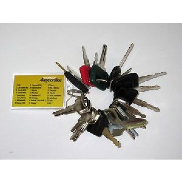 Master Key Set (24 keys) for Heavy Plant incl. Caterpillar, Komatsu &amp; Hitachi #1 image