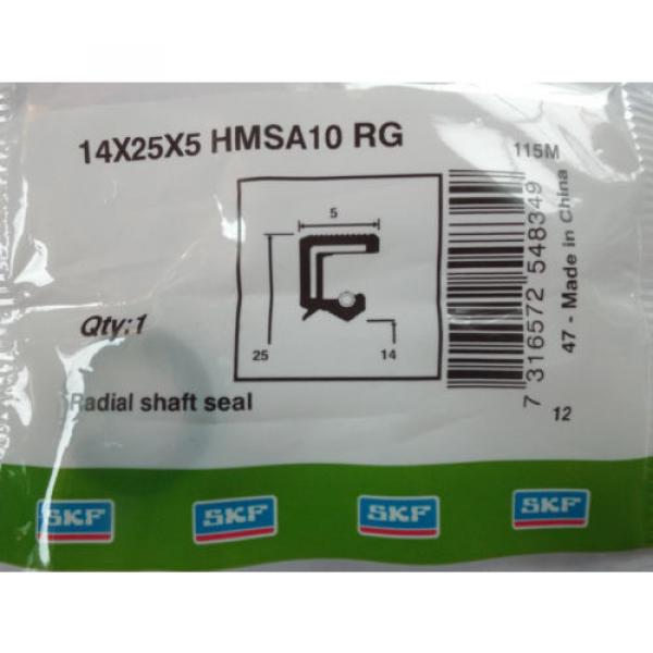 Oil Seal SKF 14x25x5mm Double Lip R23/TC #5 image