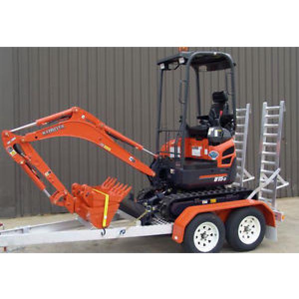 1.7 TONNE ZERO SWING TIGHT ACCESS MINI EXCAVATOR DRY HIRE - 3 BUCKETS &amp; TRAILER #1 image