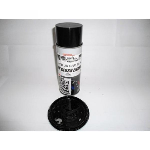 JCB JS Excavator Counterweight Black paint 400ml Aerosol #1 image