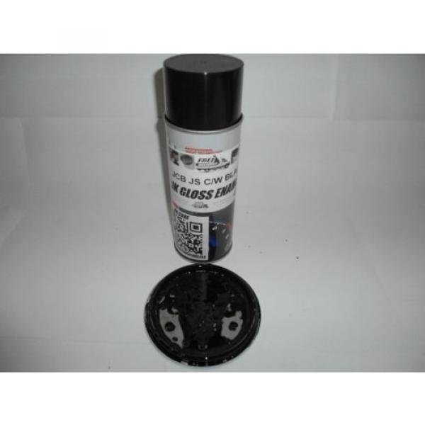 JCB JS Excavator Counterweight Black paint 400ml Aerosol #3 image