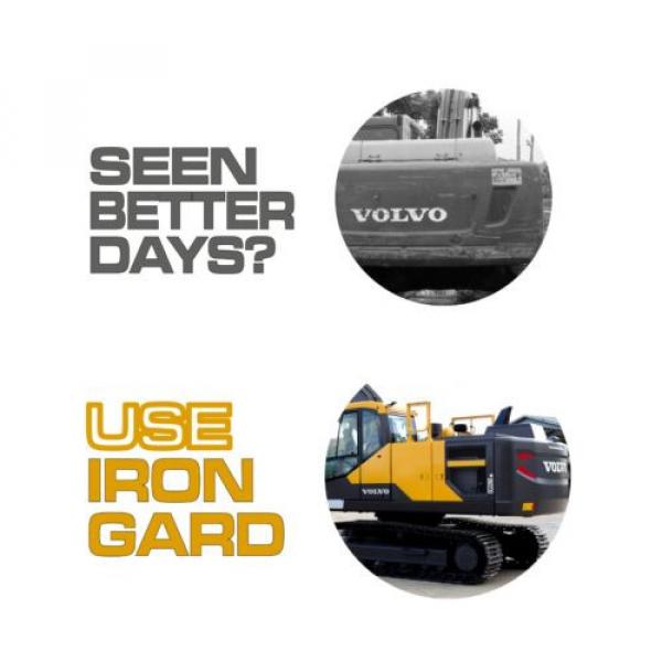 6x IRON GARD Spray Paint VOLVO GREY Excavator Digger Dozer Loader Bucket Attach #4 image