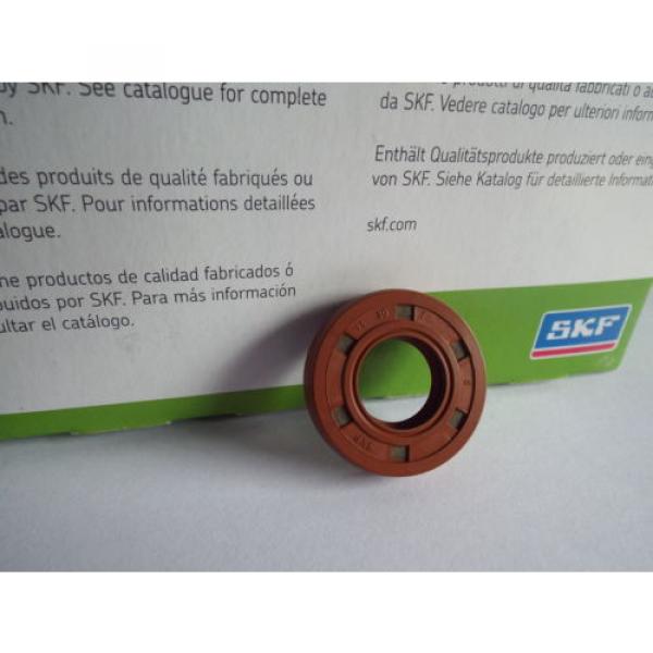 Oil Seal SKF Viton 15x30x7mm Double Lip R23/TC #1 image