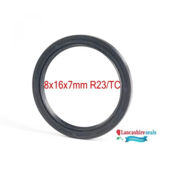 Oil Seal Nitrile 8x16x7mm R23/TC Double Lip Multi Pack #1 image