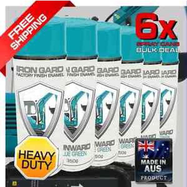 6x IRON GARD Spray Paint SUNWARD BLUE GREEN Excavator Dozer Loader Bucket Attach #1 image