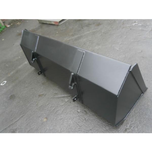 TRACTOR LOADER BUCKET- 4 FOOT WIDE 4MM PLATE - EURO NO 8 BRACKETS #3 image