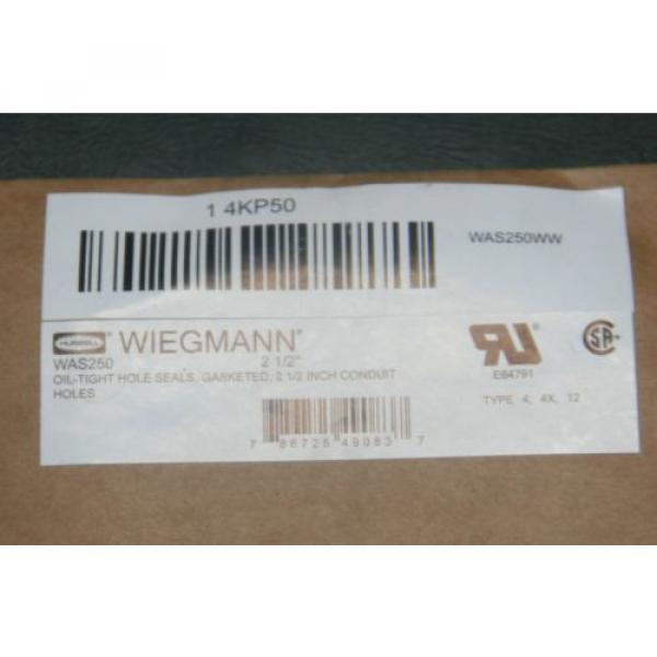 Wiegmann 2-1/2&#034; Oil-Tight Hole Seals WAS250 #4 image