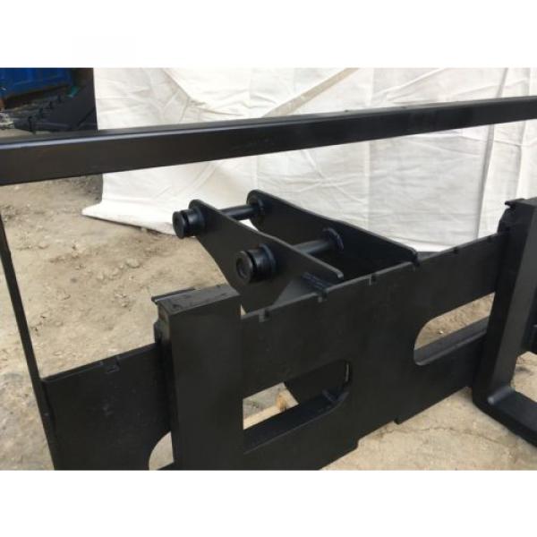 Pallet Forks Tines for Excavator / Digger 2 -3.5 Ton Tonne Fixed Type #4 image