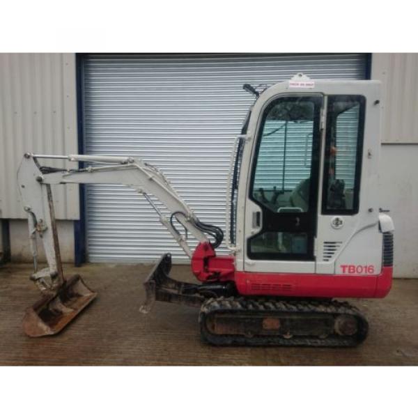 Takeuchi TB016 1.6T Cabbed Mini Digger/Excavator Expanding Tracks (Price + Vat) #1 image