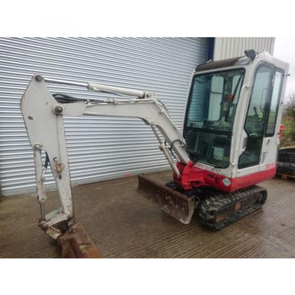 Takeuchi TB016 1.6T Cabbed Mini Digger/Excavator Expanding Tracks (Price + Vat) #5 image