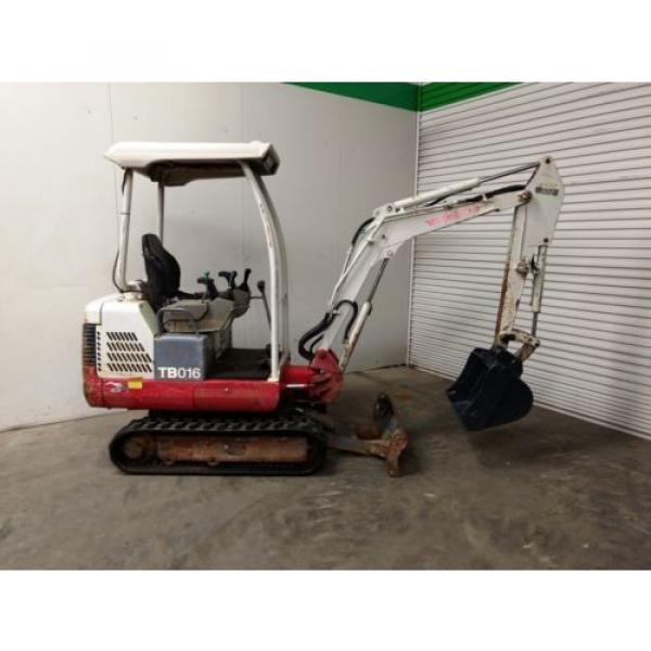 Takeuchi TB016 1.6t Rubber Track Mini Excavator s/n -808 #5 image