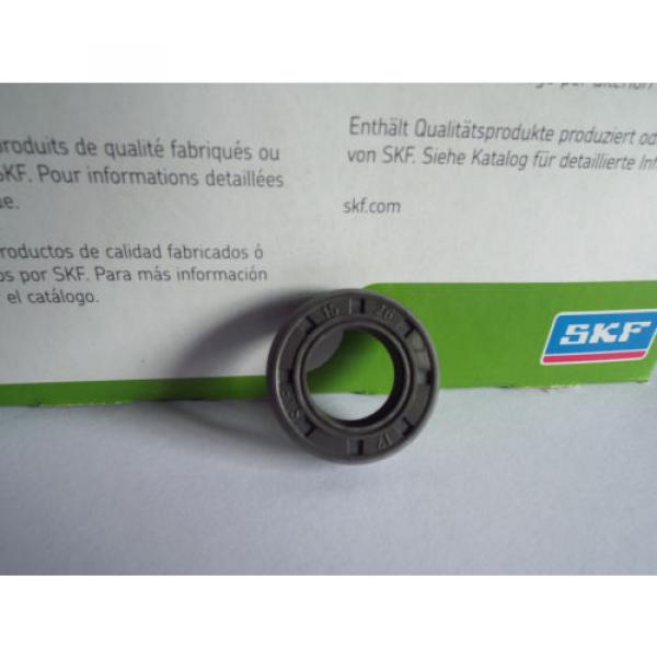 Oil Seal SKF 15x26x7mm Double Lip R23/TC #1 image