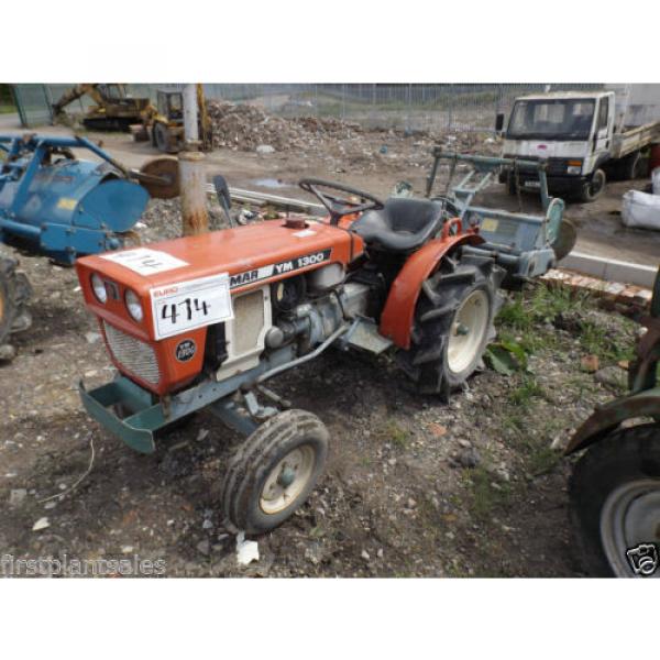 YANMAR YM1300 2WD COMPACT TRACTOR C/W ROTOVATOR Price Inc VAT #1 image