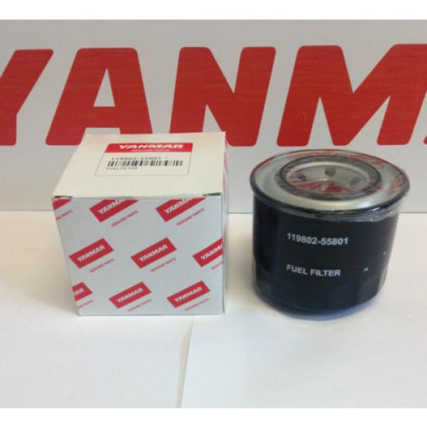Genuine Yanmar Fuel Filter 119802-55801, Excavator. #1 image