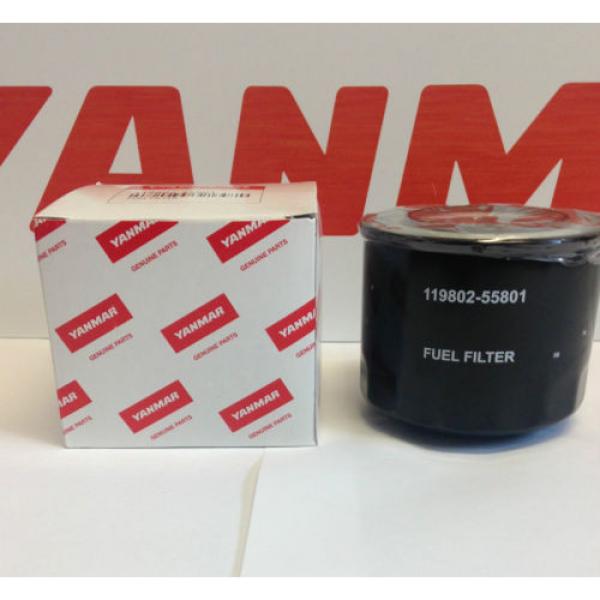 Genuine Yanmar Fuel Filter 119802-55801, Excavator. #2 image