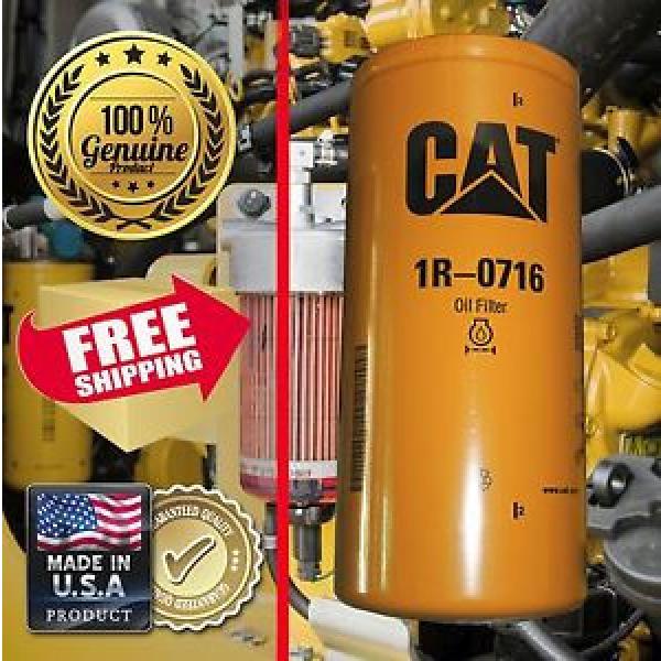 Caterpillar CAT GENUINE Engine Oil Filter 1R-0716 Excavator Loader Dozer Truck #1 image