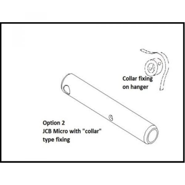 18&#034; MINI DIGGER / EXCAVATOR BUCKET FOR JCB MICRO / JCB 8008 (COLLAR TYPE HANGER) #2 image