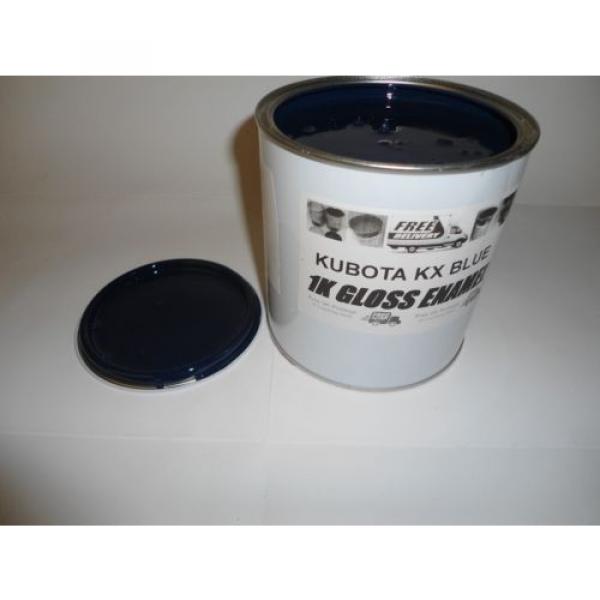 Kubota KX Mini Digger Dark Blue Gloss Enamel paint 1 Litre #2 image