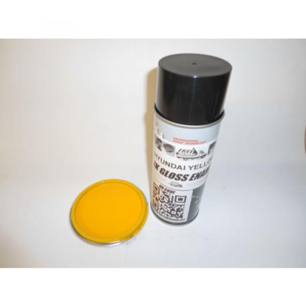 Hyundai Excavator Yellow Gloss Enamel Paint 400ml Aerosol #2 image