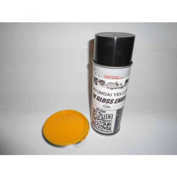 Hyundai Excavator Yellow Gloss Enamel Paint 400ml Aerosol #3 image