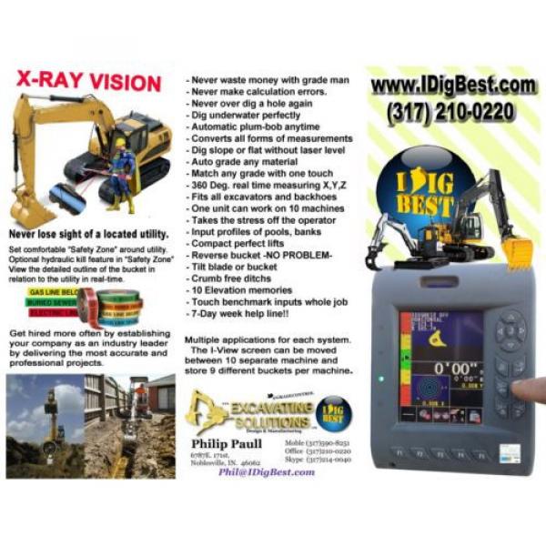 EXCAVATOR 8 AXIS DIG SYSTEM ADD GRADE ASSIST  TO YOUR CAT,KOMATSU,DEERE,BOBCAT #3 image