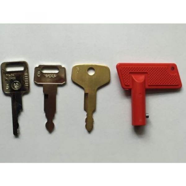 Plant Hire Key Set - 8 Keys - FREE LUCAS *FREE POSTAGE* #3 image