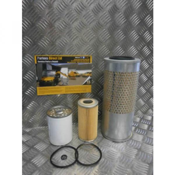 JCB 3C &amp; 3D 250/500 Hours Filter Service Kit up to Serial No 0129342 #1 image